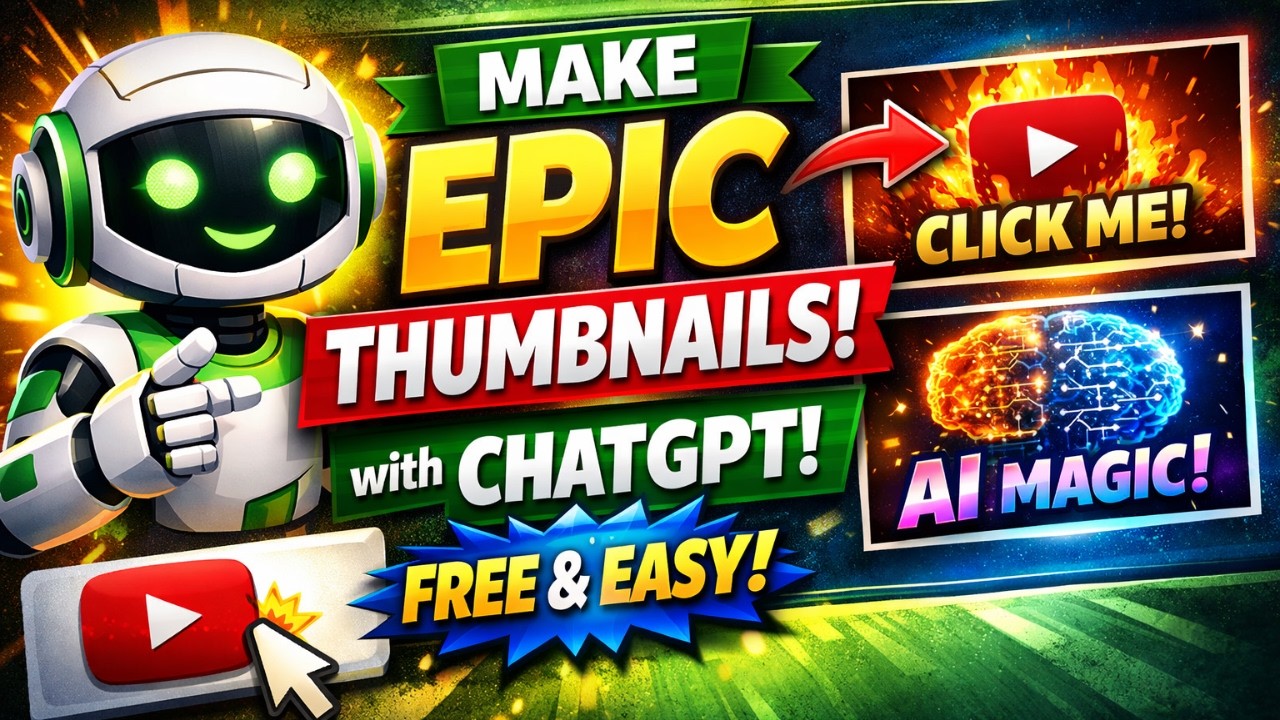 How to Create Clickable YouTube Thumbnails Using ChatGPT Free & Easy 2026