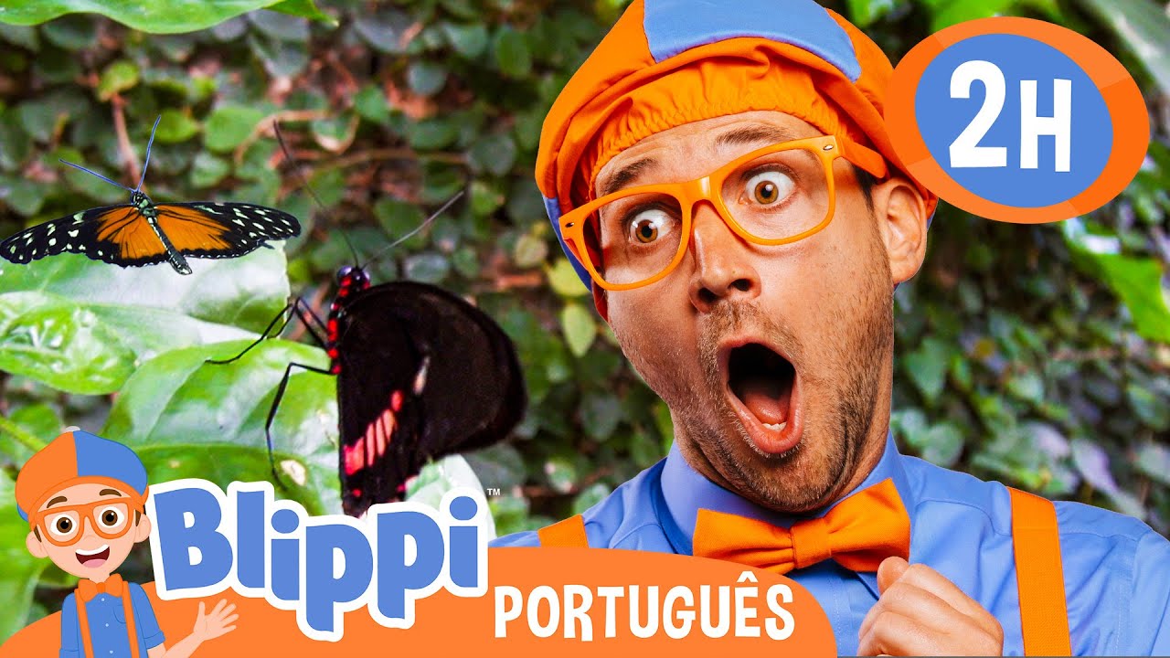 Blippi Visita um Museu de Ciência (Pacífico) | 2 HORAS DO BLIPPI! | Vídeos Educativos em Português