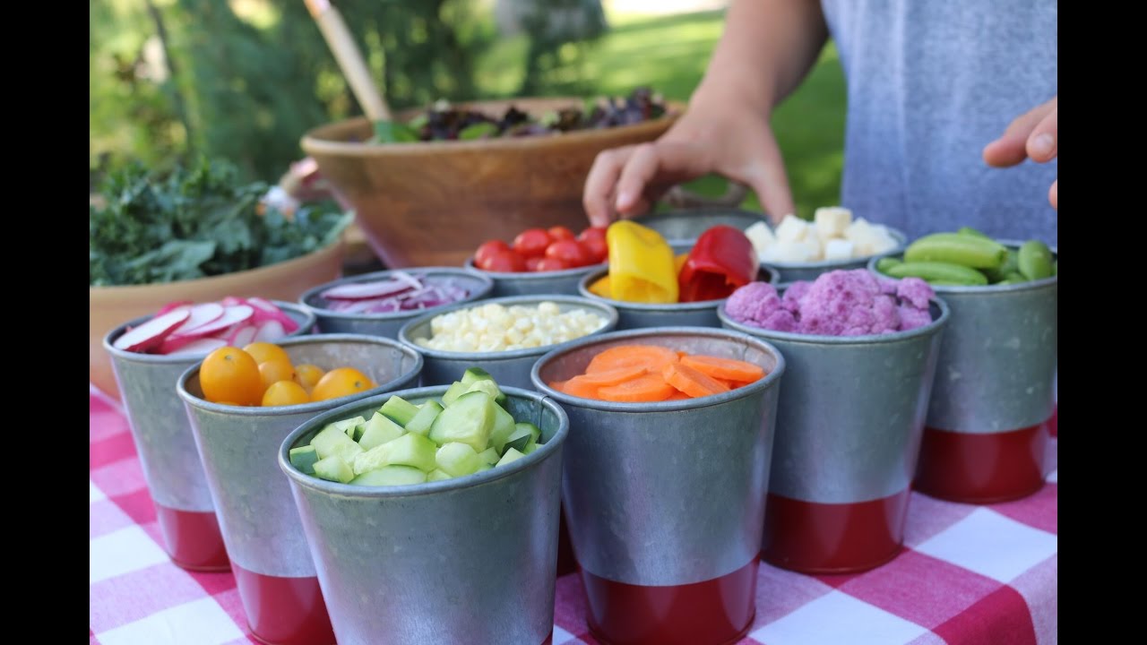 The Flexible Chef | 4 Steps To The Best Salad Bar Ever
