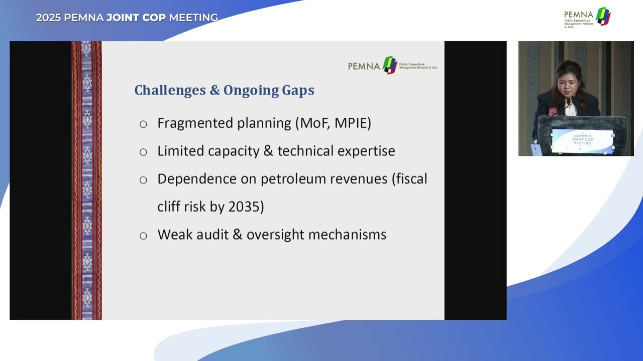 Recent PFM Reforms and Budget Management Practices (Timor-Leste)