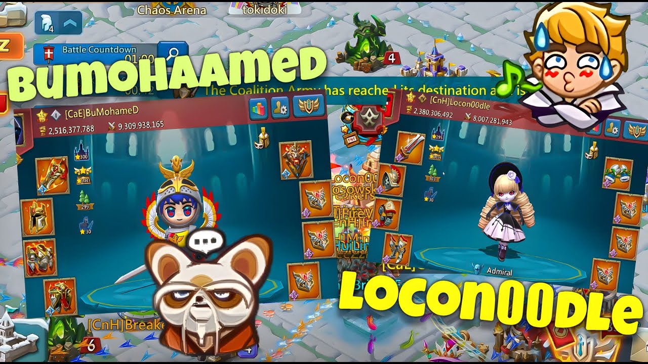 Lords Mobile - DW family Vs $K family in WoW at K778! Can they win against our guys?