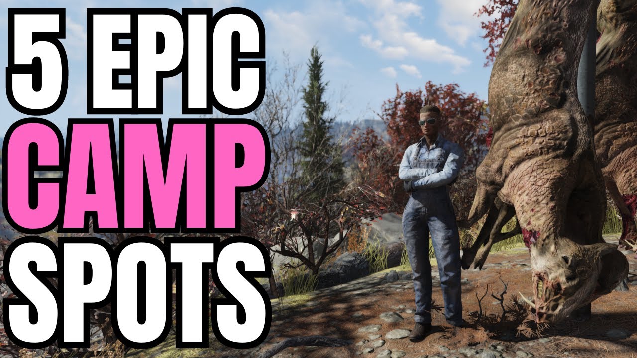 Fallout 76 Best CAMP Locations | Treehouses, Views & More! | Top 5 Best Spots