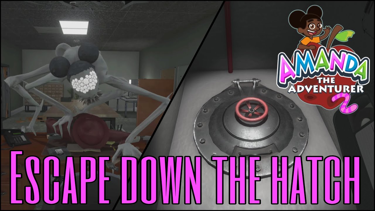 Step by Step Guide to Escape Down the Hatch in Amanda The Adventurer 2 l Obtain 3 Keys & real ending