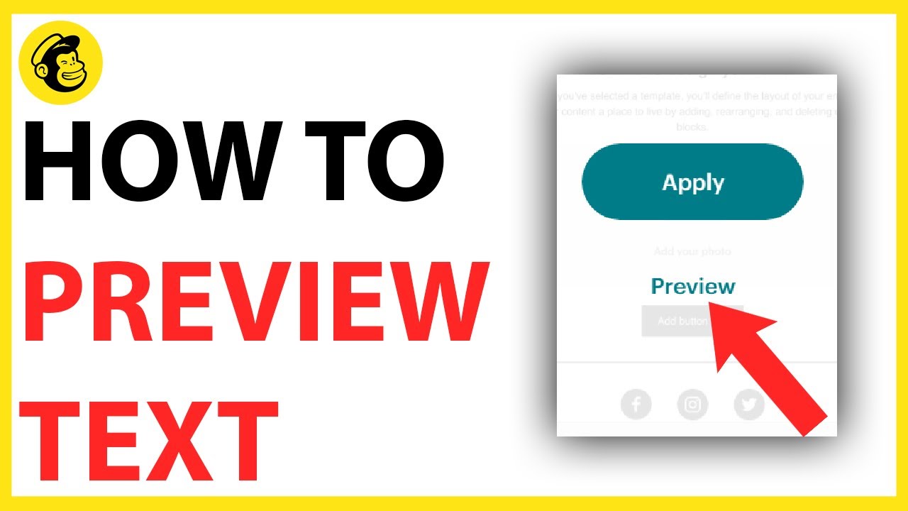 How to Preview Text in Mailchimp [QUICK & EASY]