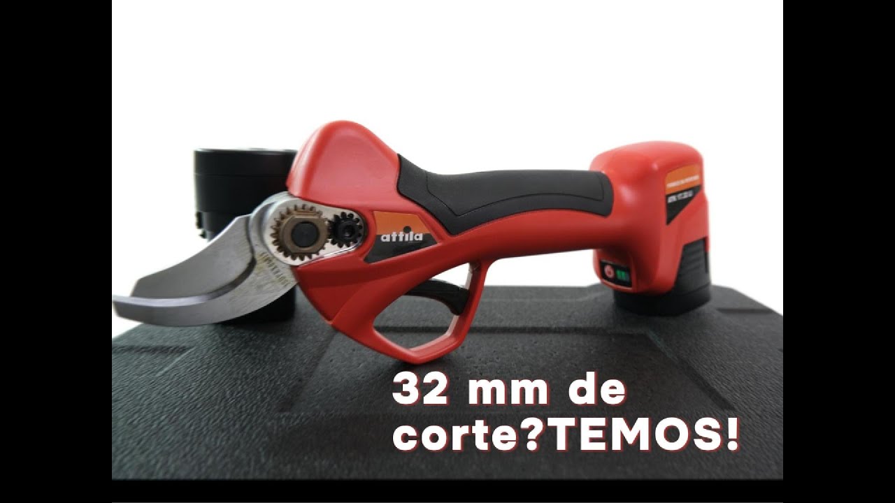 Tesoura de Poda a Bateria com 32 mm de corte!
