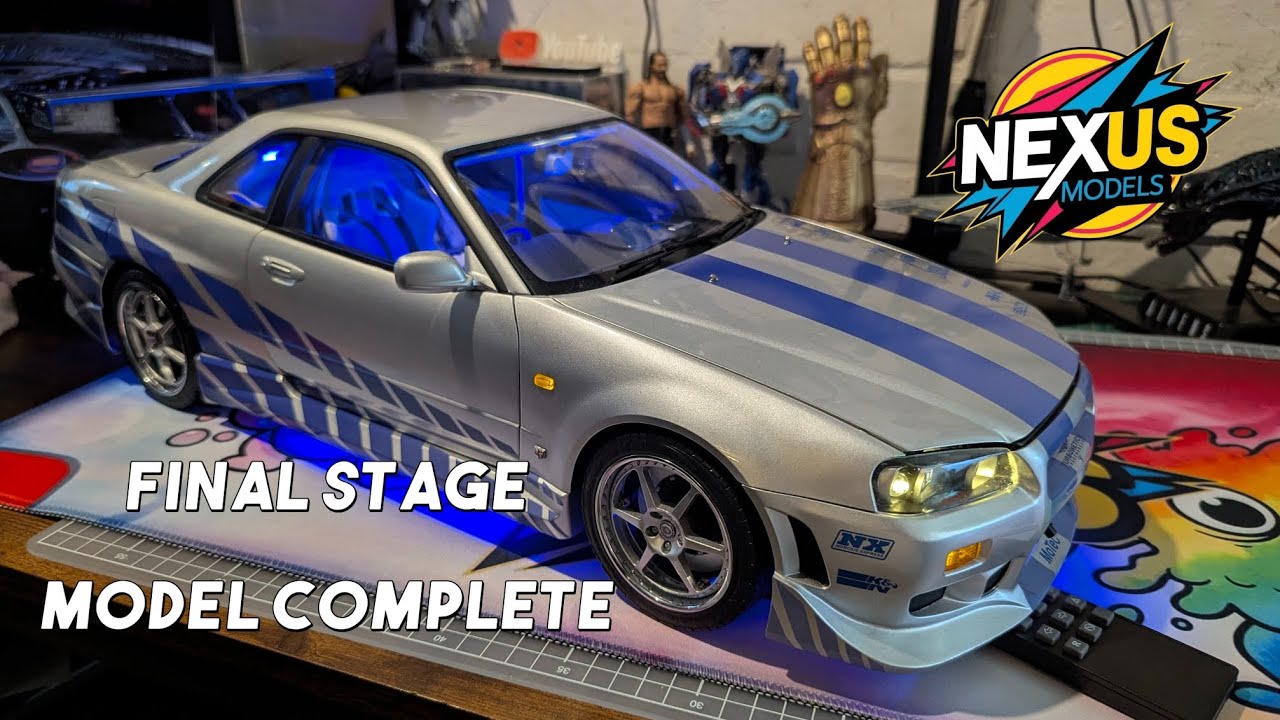 Сборка Nissan Skyline GT-R в Fanhome — выпуски 105–110 (из сериала «Двойной форсаж»)