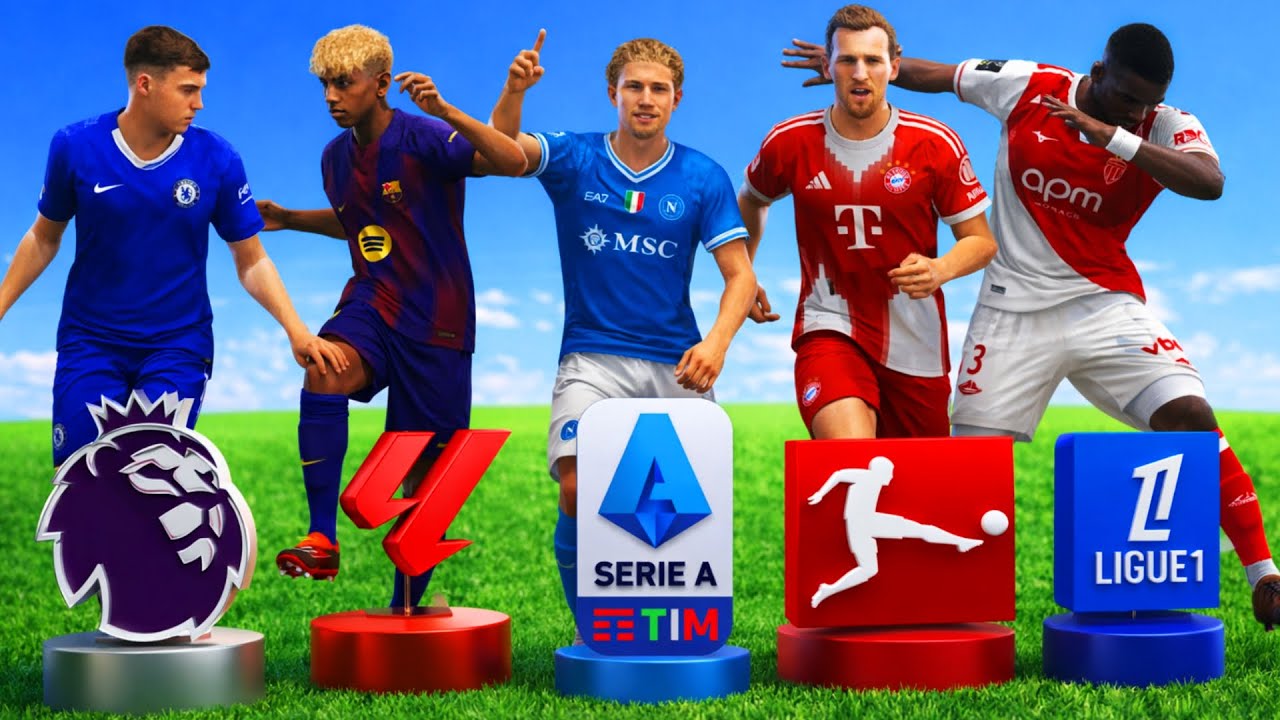 Así son las 5 GRANDES LIGAS | Football Life 2026, el juego que lo tiene TODO