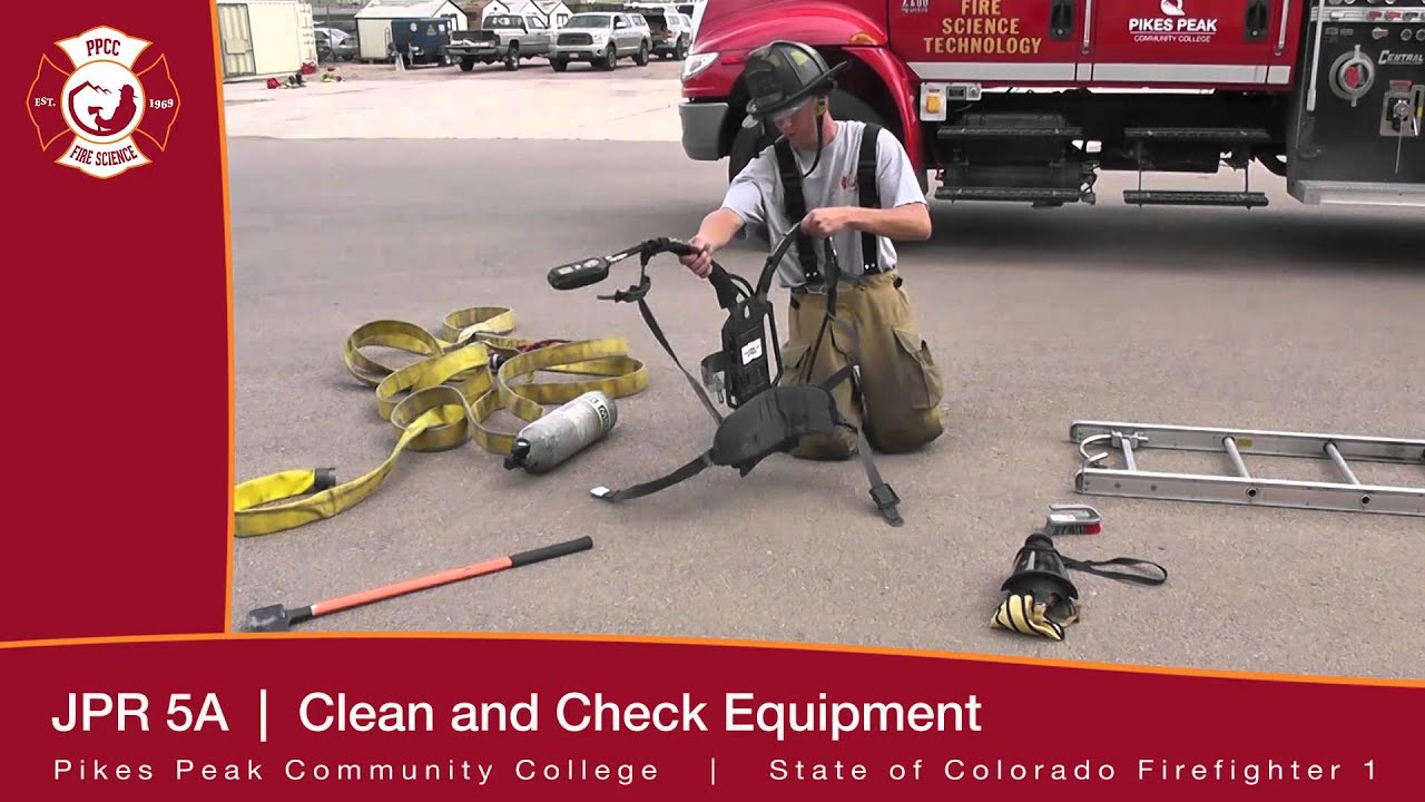 PPCC FF1 JPR 5A Clean and Check Equipment