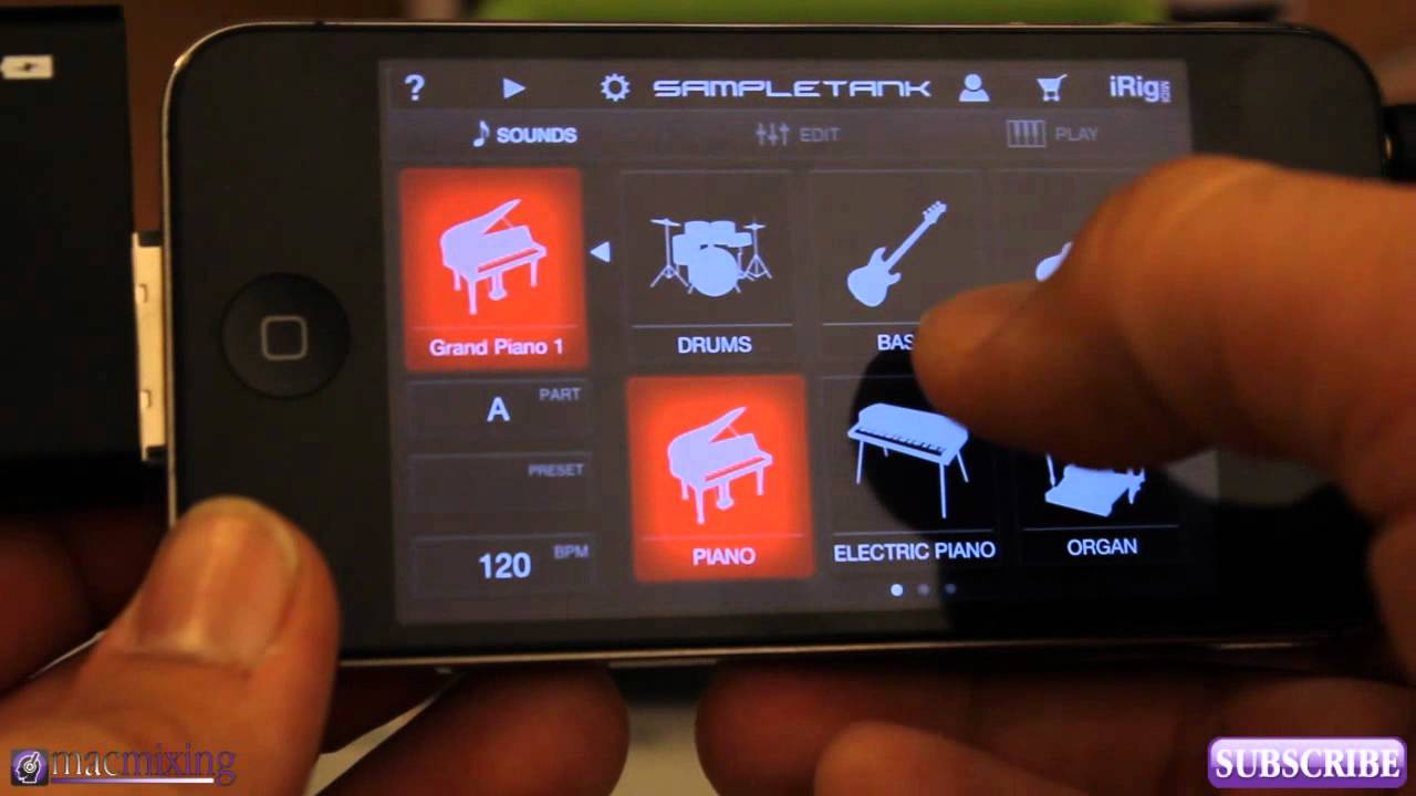 iRig MIDI Tutorial / Demo - Review - How to Use SampleTank with iRig MIDI - IK Multimedia
