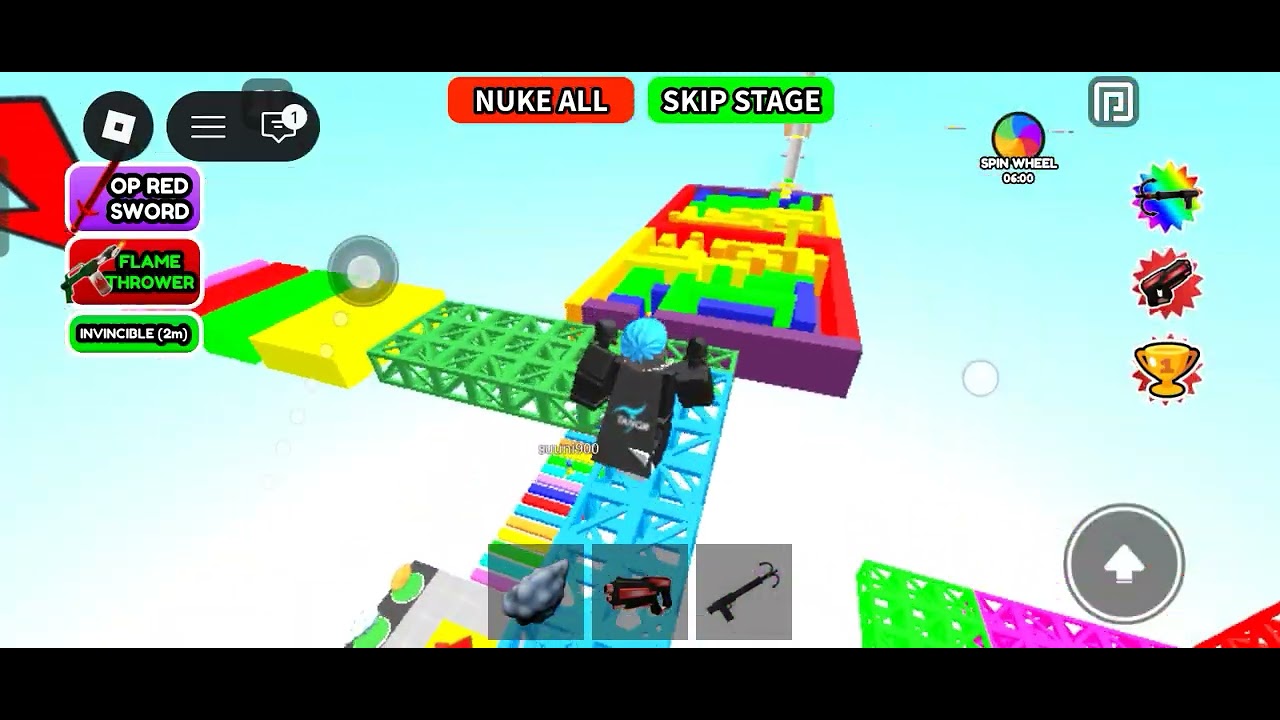 I play a game in Roblox 