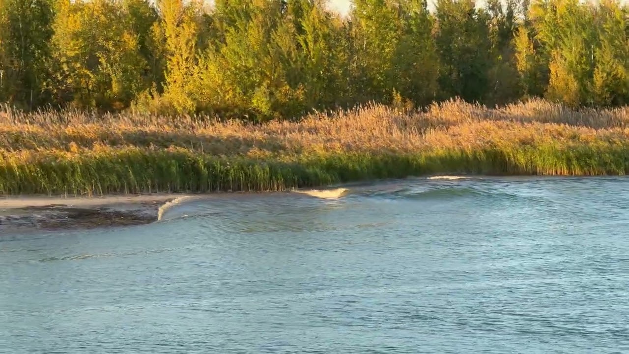 Relaxing boat ride. Meditative cruise 4K ASMR