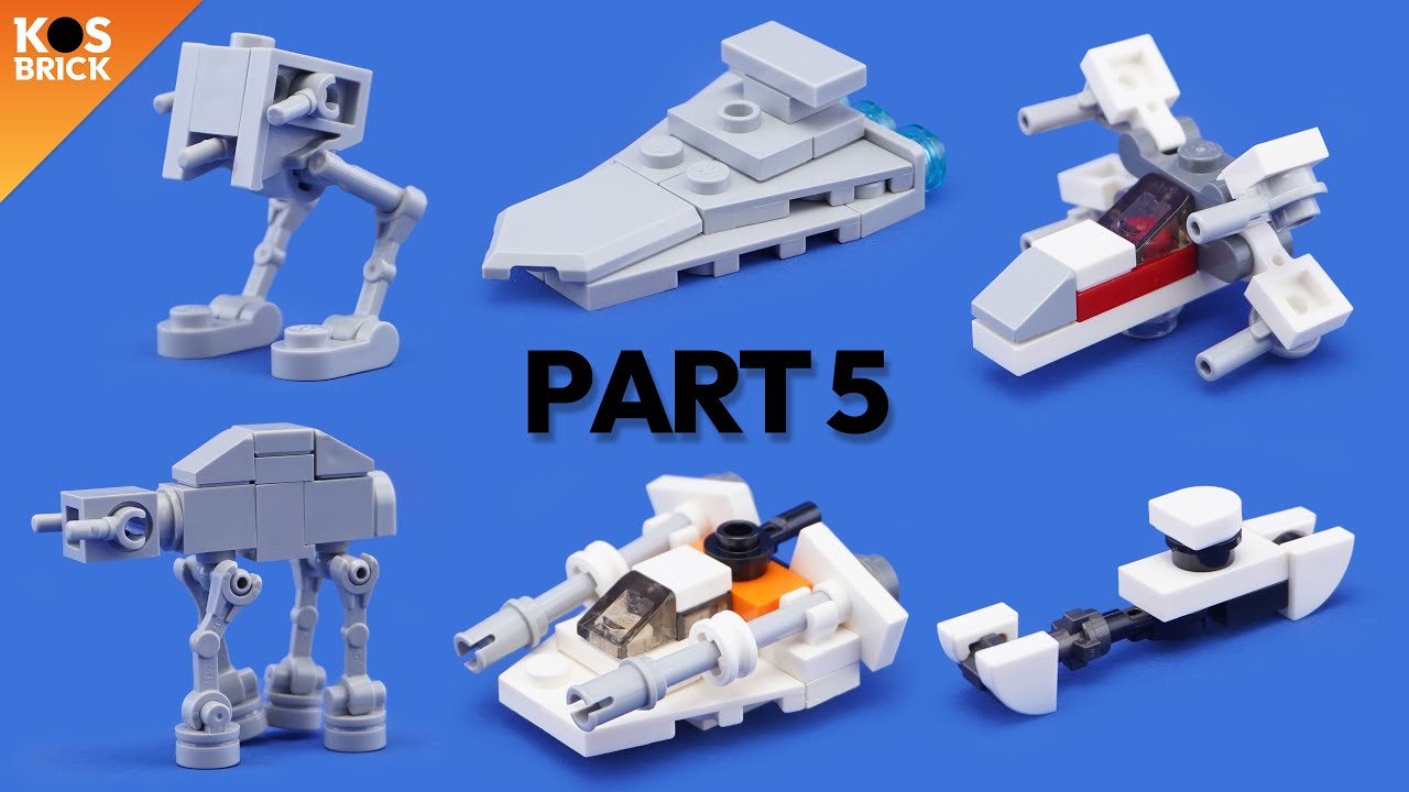 Lego Star Wars Ships Mini Vehicles - Part 5 (Tutorial)