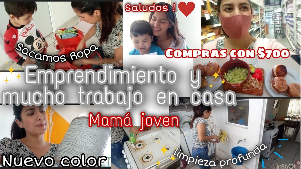 Echándole ganas para salir adelante | Mi día como mamá joven y emprendedora | Ale García ✨