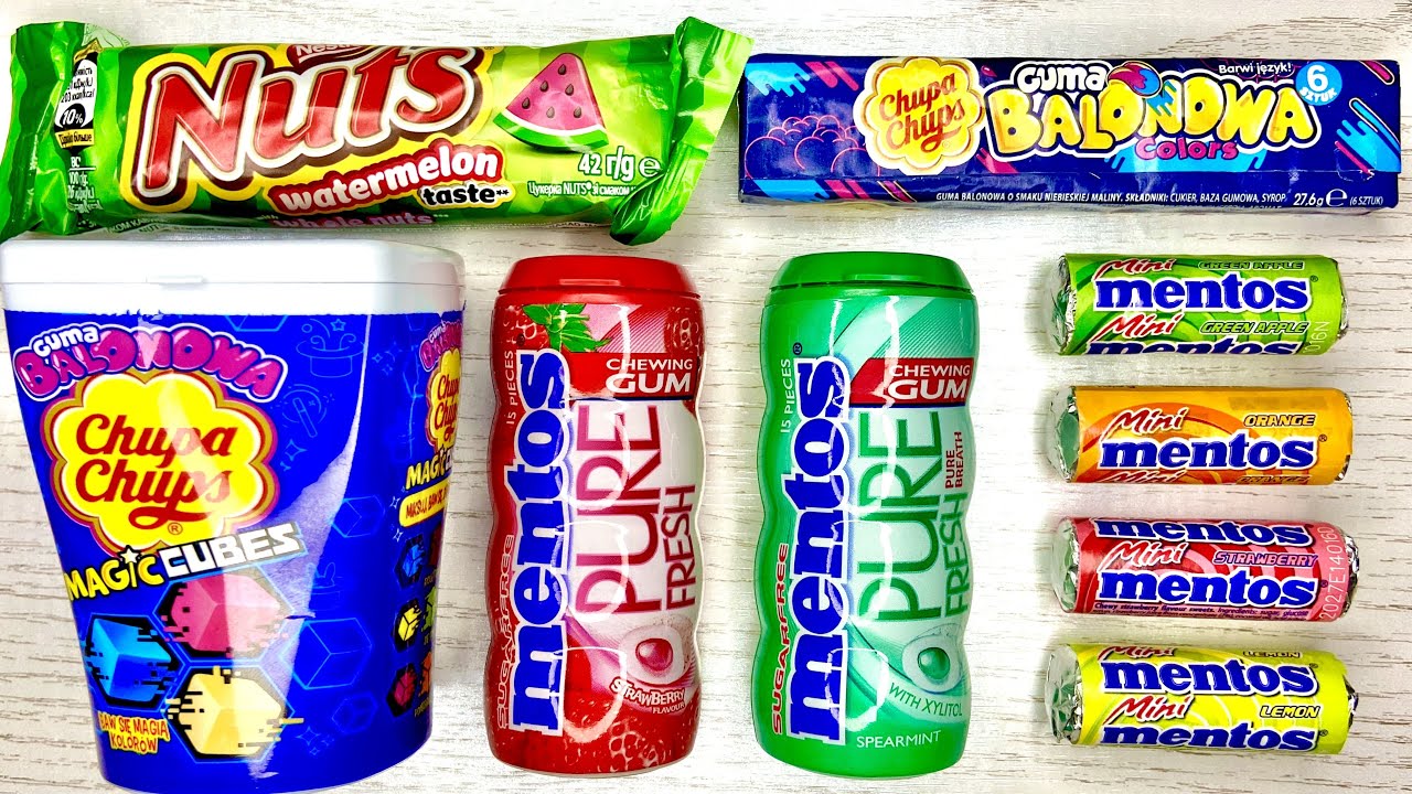 New Lot's Of Chupa Chups Mentos Nuts | Lollipops Unpacking | ASMR | Satisfying Video