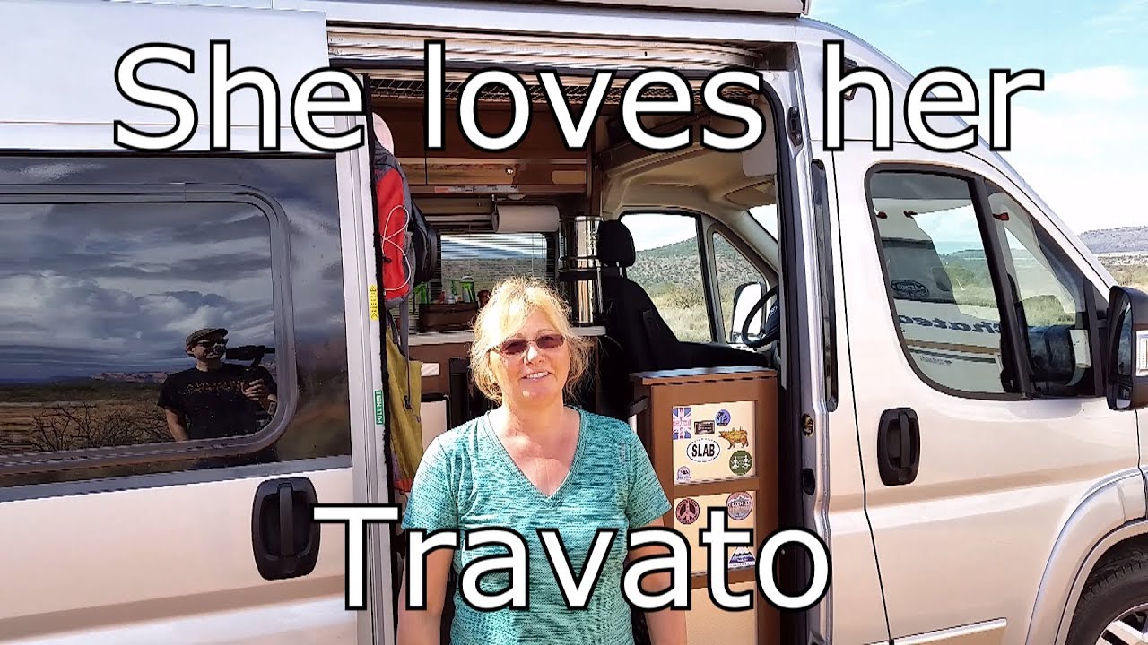 Full Time RV: Heather's Winnebago Travato Class B motorhome Tour and Interview