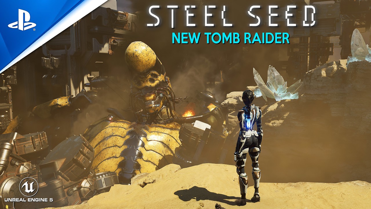 STEEL SEED First 1 Hour Gameplay | New FUTURISTIC Action Game like TOMB RAIDER coming in 2025