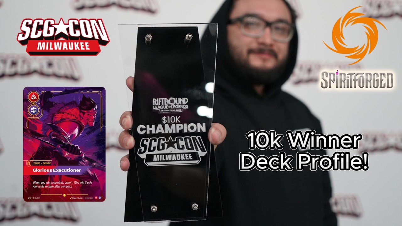 SCG CON Riftbound 10k Tournament Winner - Draven Deck Profile