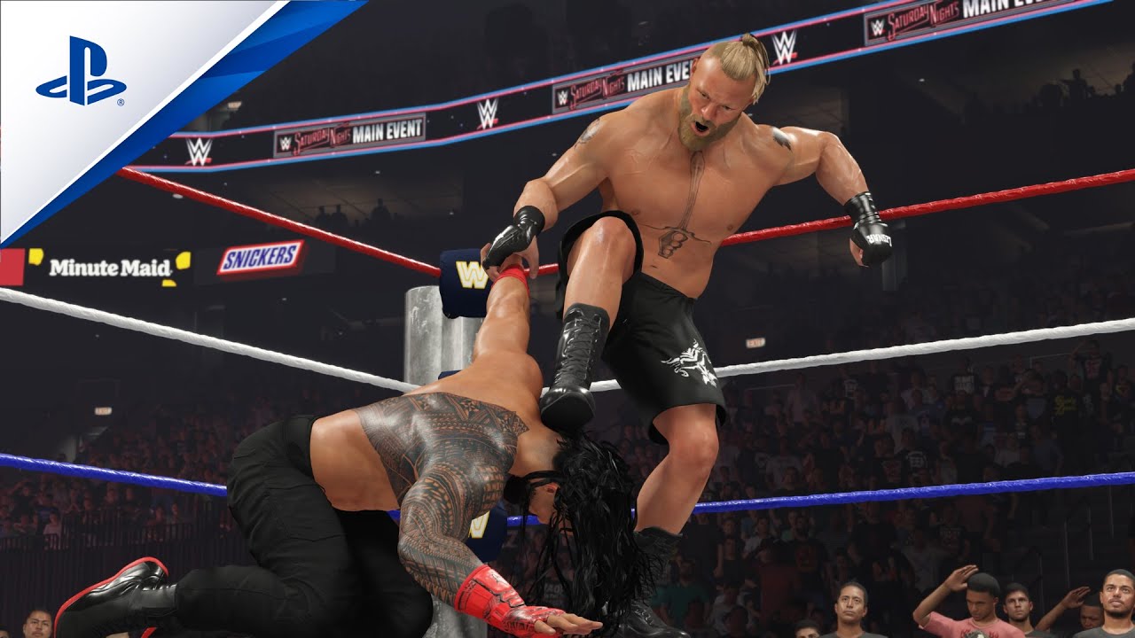 WWE 2K25 - Роман Рейнс против Брока Леснара