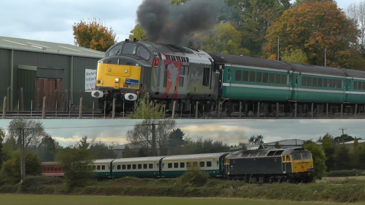 37884 and 47848 on tour, private charter to Moreton Park.