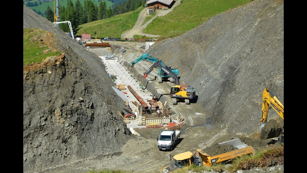 Speicherteich Kohlgrube Rohrmontage