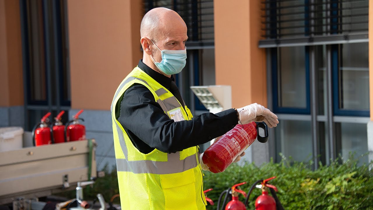 Professionelle Brandschutzhelferschulung der AD-Crew, Safetytoolbox