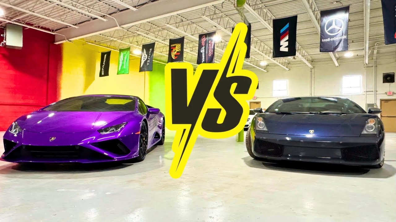 Lamborghini Gallardo vs. Huracán: Old School V10 vs. New School Tech! | Similarities & differences