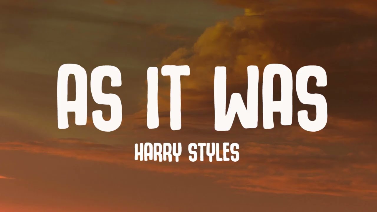Harry Styles - As It Was (Lyrics)