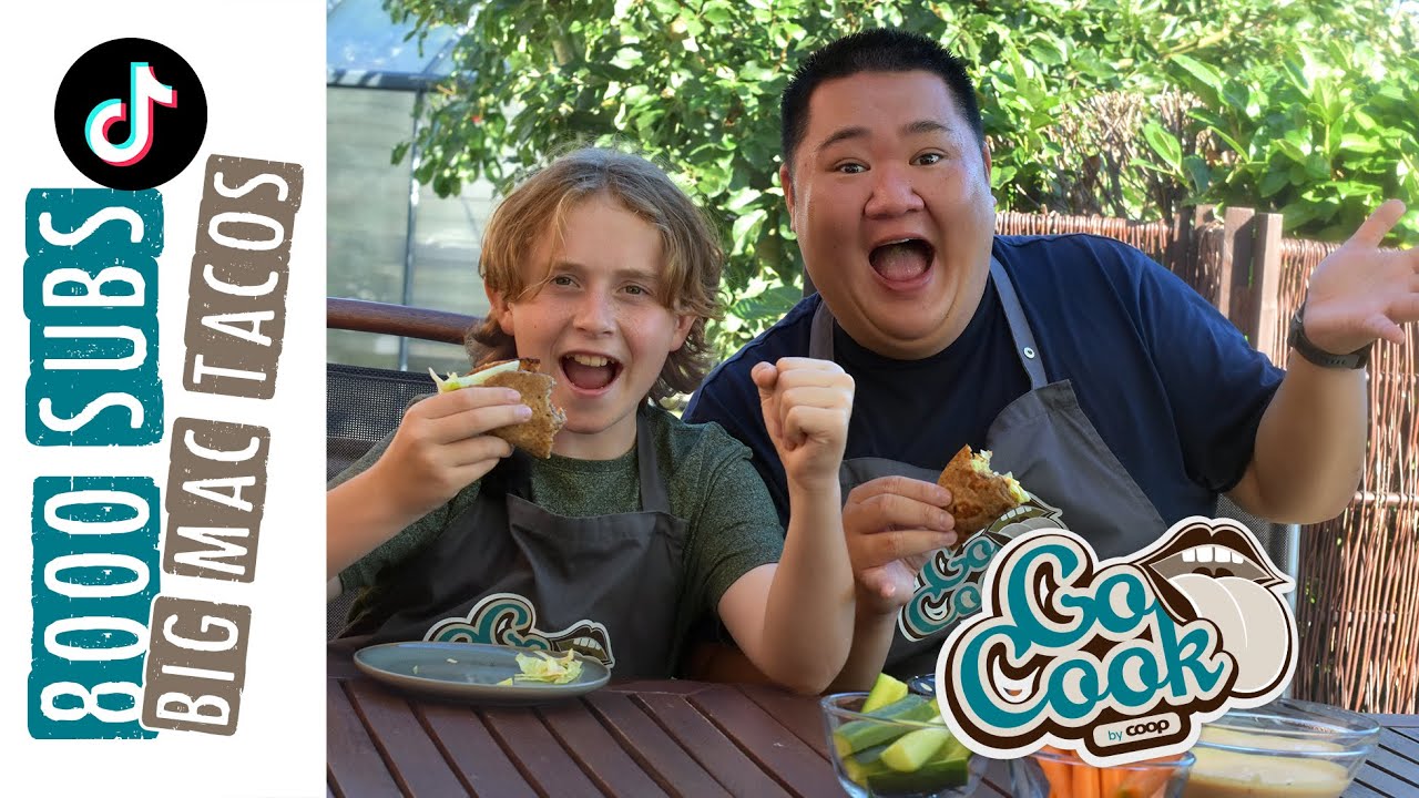 Big Mac Tacos opskrift til viralt hit!  | 8000 subs special | GoCook by Coop