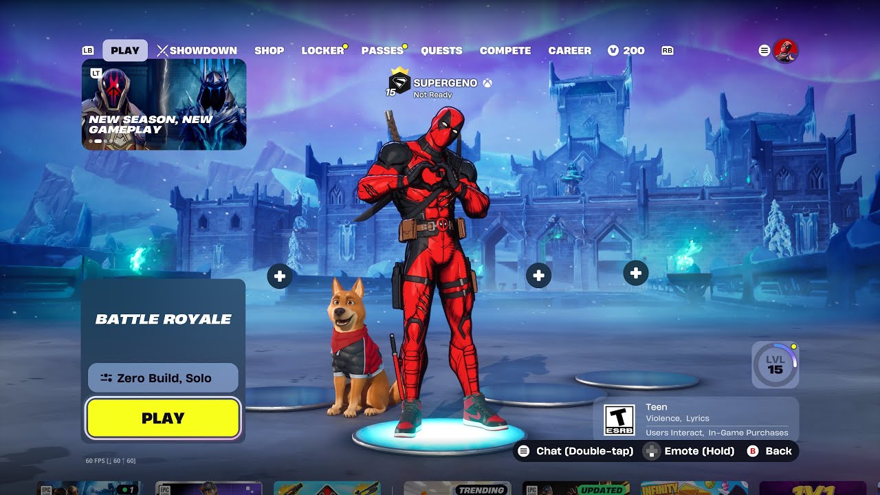 Fortnite Chapter 7 Season 2 Gameplay SUPERGENO, The Rock🤩