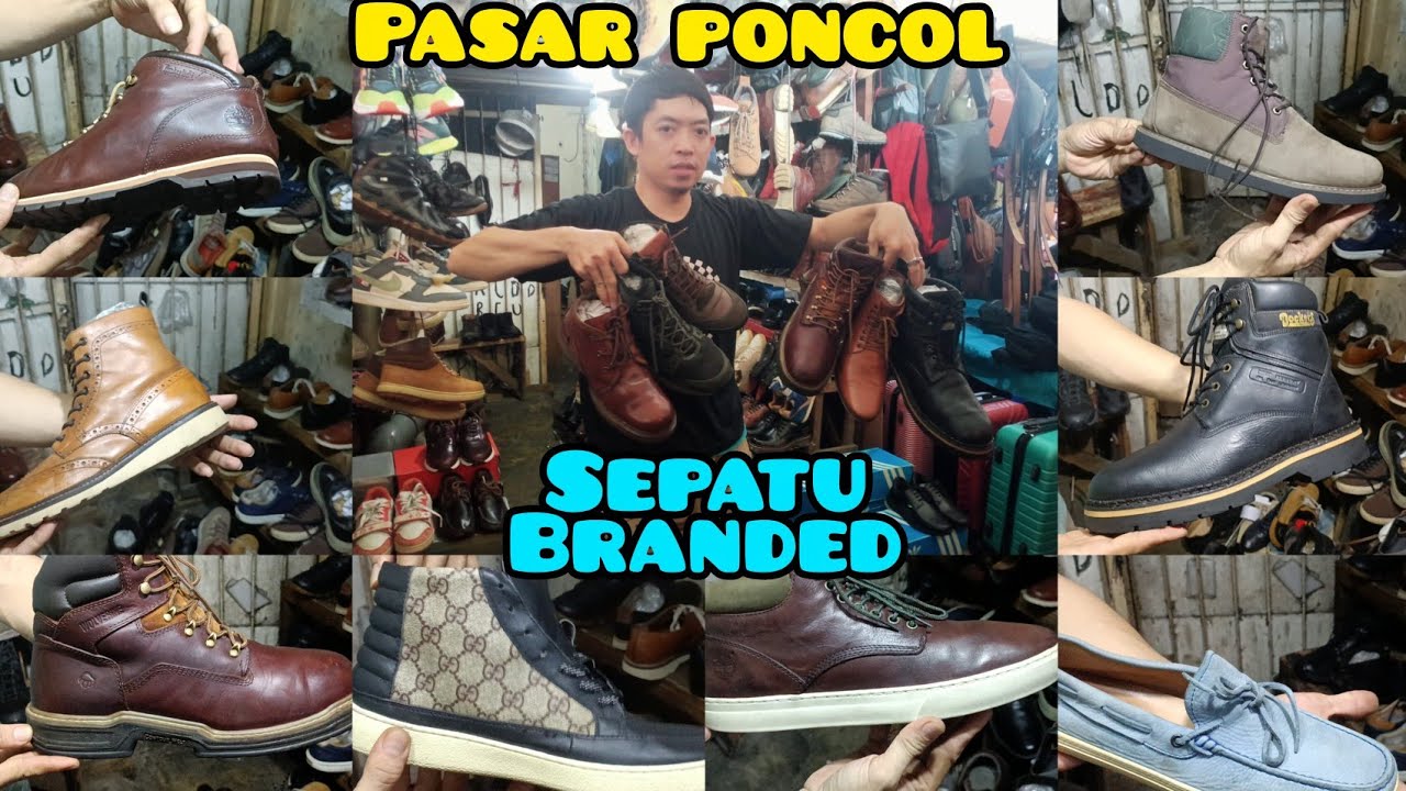 SEPATU BRANDED ITALIA‼️ADA DI PASAR PONCOL || PAK JAINAL WA 087875330080