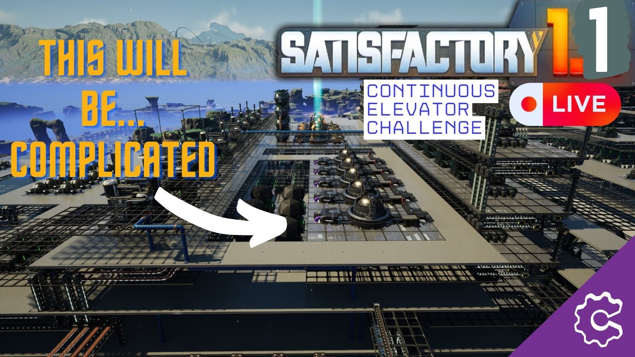 Attempting Superpostion Oscillators - Satisfactory 1.1 Live (C.E.C + Mods below!)
