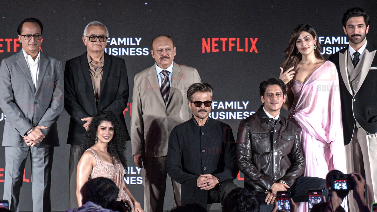 Family Business Cast Steals the Show at Netflix Event! | Anil Kapoor, Vijay Varma & More