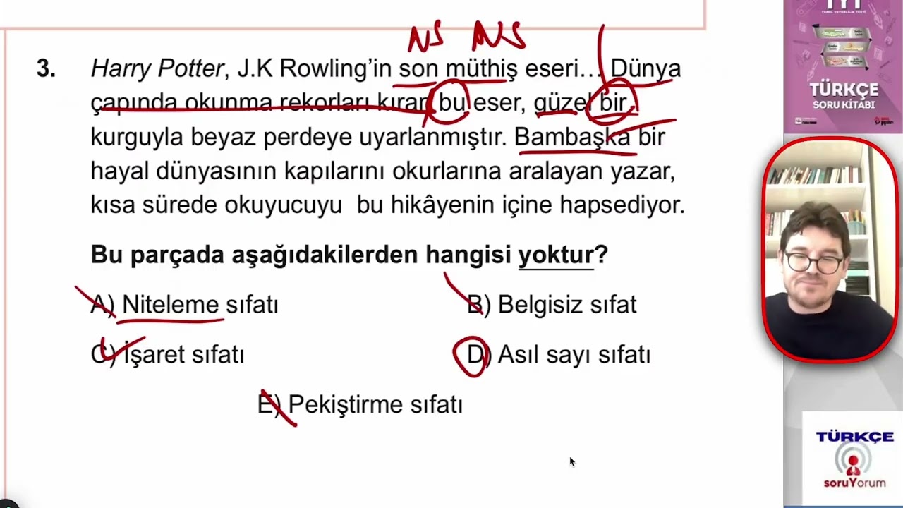 TYT Tek Videoda Sözcük Türleri / İsa DARAKÇI (Metin Yayınları TV)