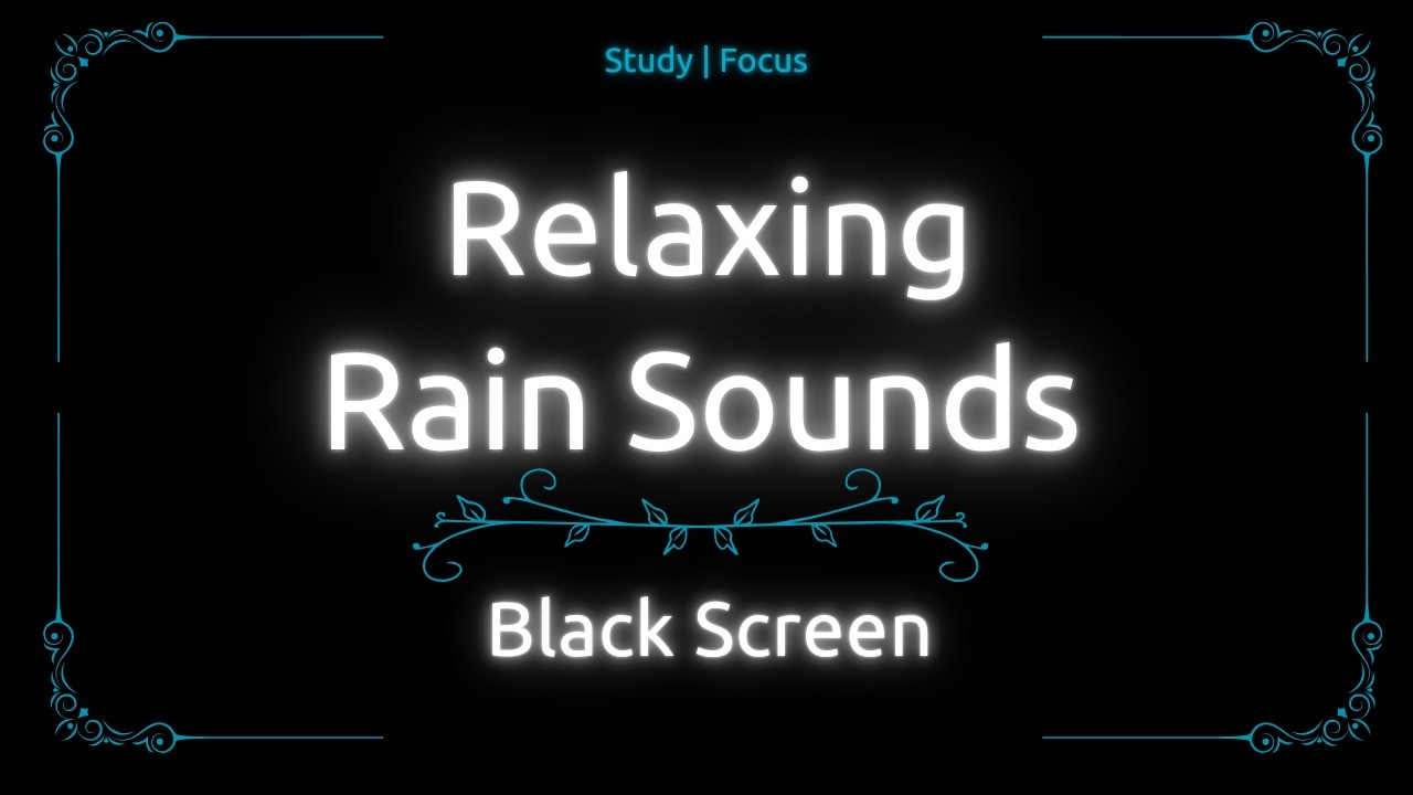 Soft Rain Sounds for Study & Focus | 8 Hours of Gentle Rain