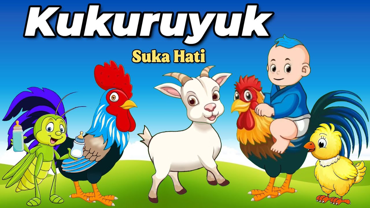 Kompilasi Lagu Anak - Kukuruyuk Ayam Berkokok, Suka Hati, Balonku Ada Lima Dan Lagu Anak Lainnya.