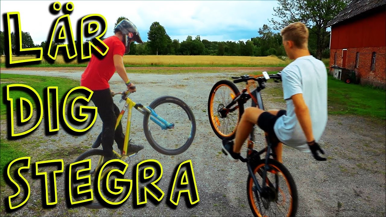VISAR TYDLIGT HUR MAN STEGRAR MED CYKEL