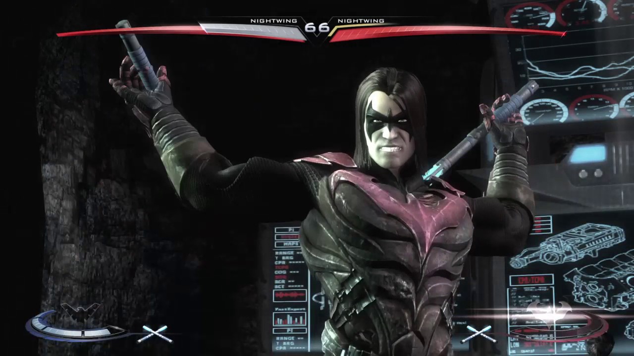 Nightwing vs Damian: Injustice: Gods Among Us Ultimate Edition