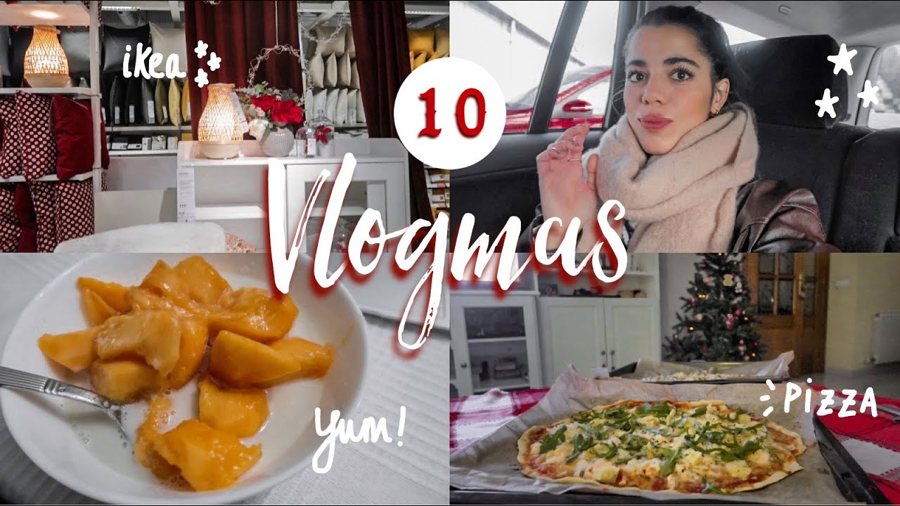 VLOGMAS 10 ✨ vamos a ikea y pizzas caseras receta 🎅🏽🎁🎄 UN DÍA CONMIGO | Museecoco