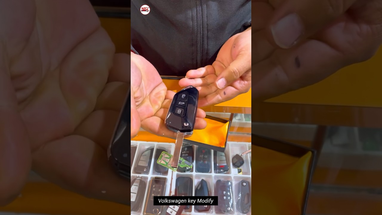 #shorts 🔥🔥 Volkswagen key to modify flip key #volkswagen #skoda #flipkey @Negikeys