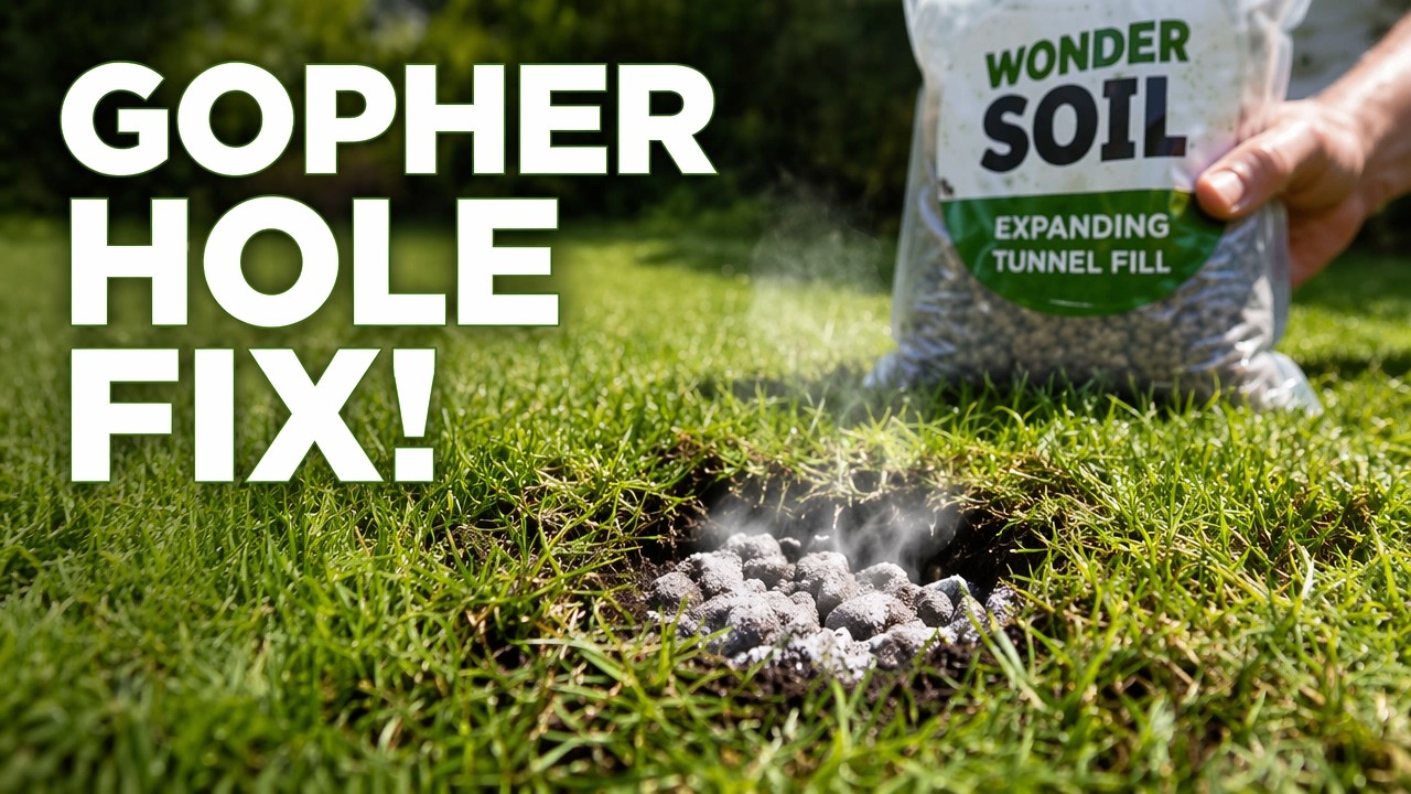 How to Easily Fill a Gopher Hole