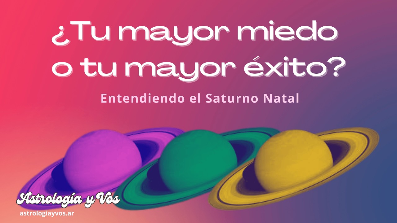 Cómo dominar a tu Saturno natal para alcanzar la maestría