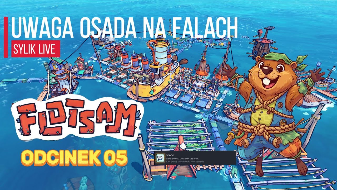 Budujemy Dryfującą Osadę! 🌊 | Flotsam – Live Stream z Oceanu