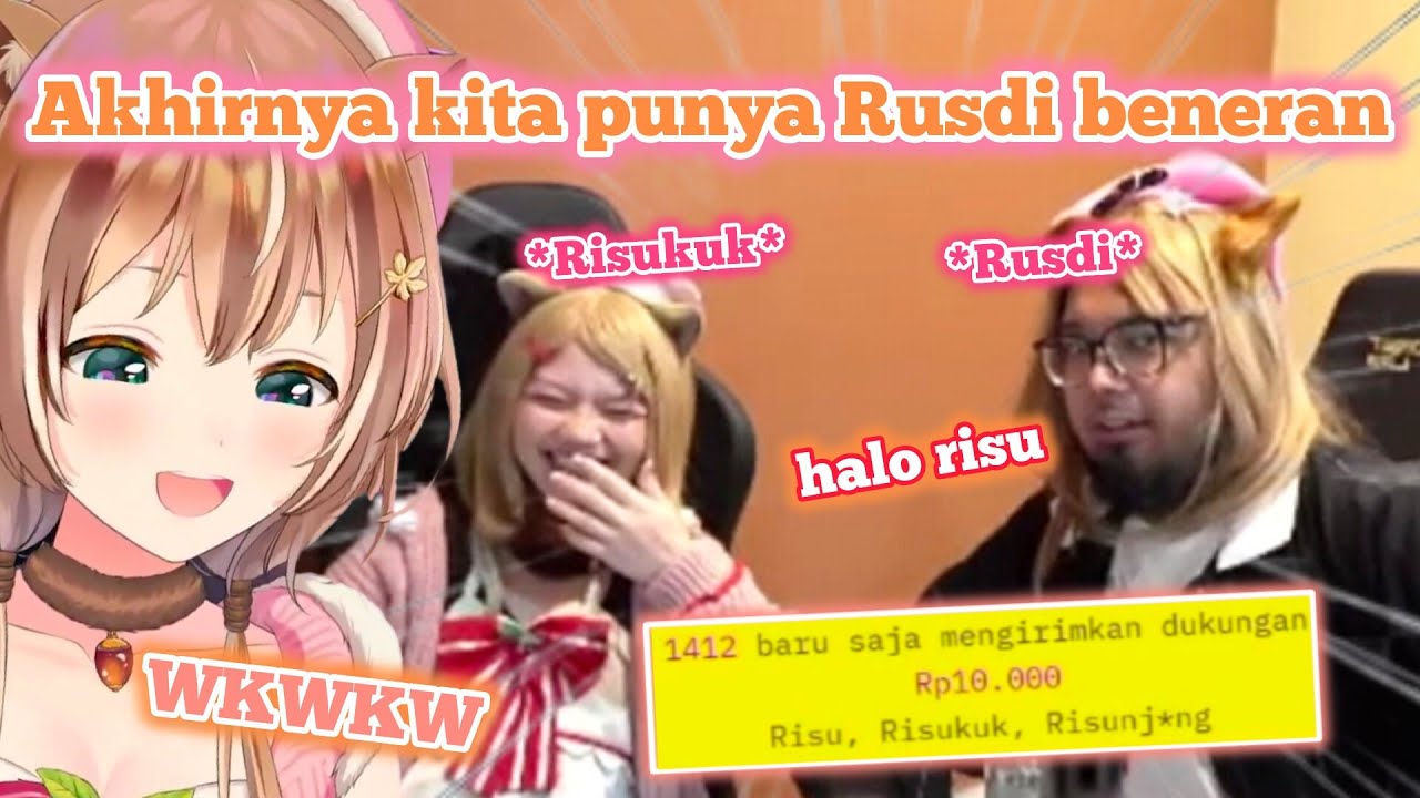 Kocaknya Collab Risu sama bang Gema & ka Gita sampai Muncul Risuverse baru [Hololive ID Clips]