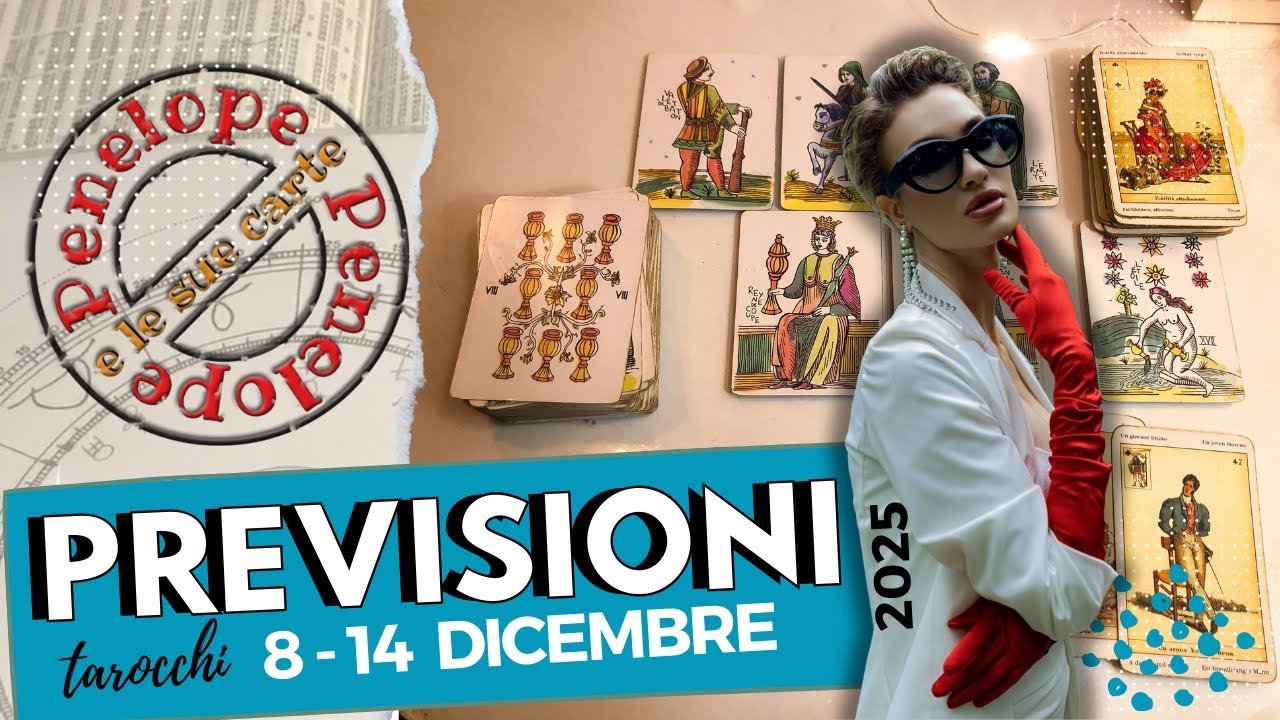 UNA COMUNICAZIONE IN ARRIVO ☎️ PREVISIONI SETTIMANA dal 8 al 14 Dicembre 2025  &bull; tarocchi  &bull;