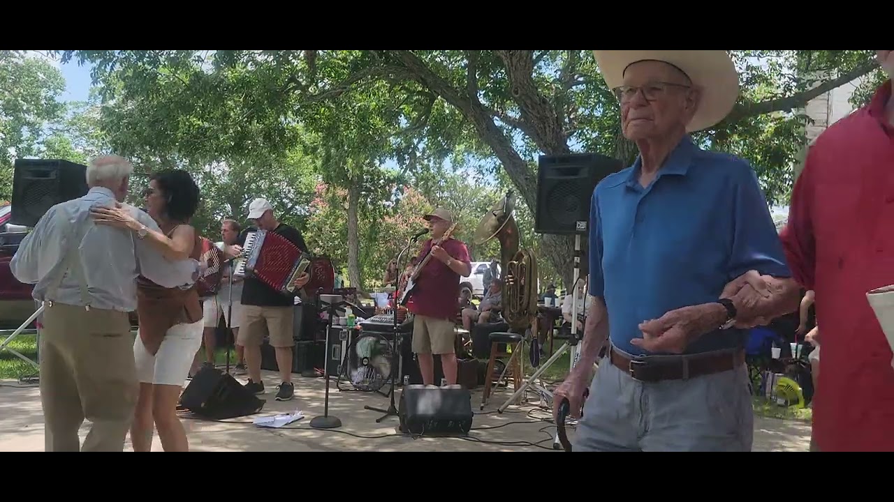 Pretty Dancing Girl,   Mark Halata and Texavia with John Dujka @ Ammansville Church Picnic 6/16/24