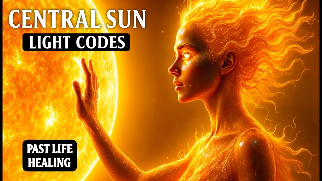 Central Sun Light Codes 🌞 Past Life Healing & Starseed DNA Activation | 432 Hz