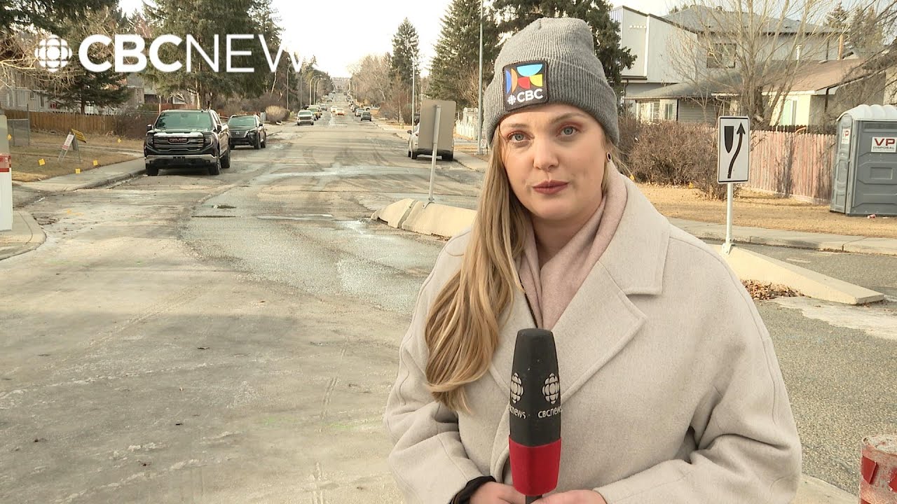 Open trench outside Calgary homes part of next steps for feeder main project