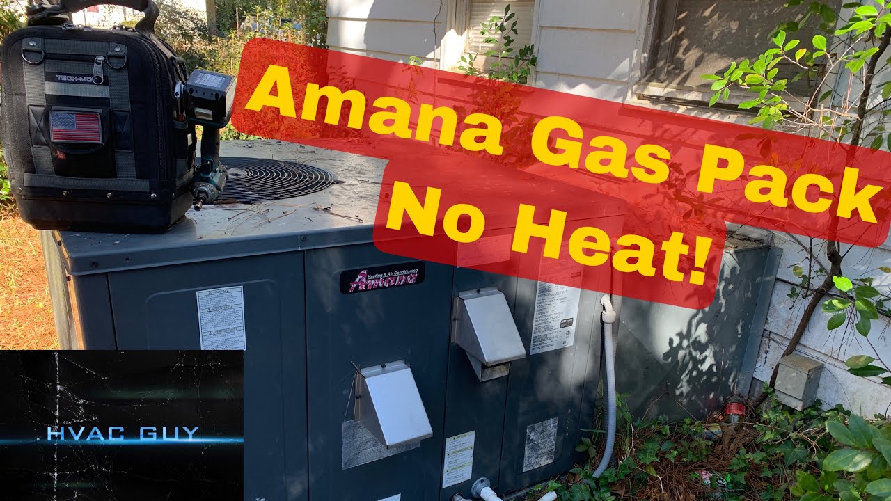 Amana APG1324 Gas Pack Not Heating - Road Trip!