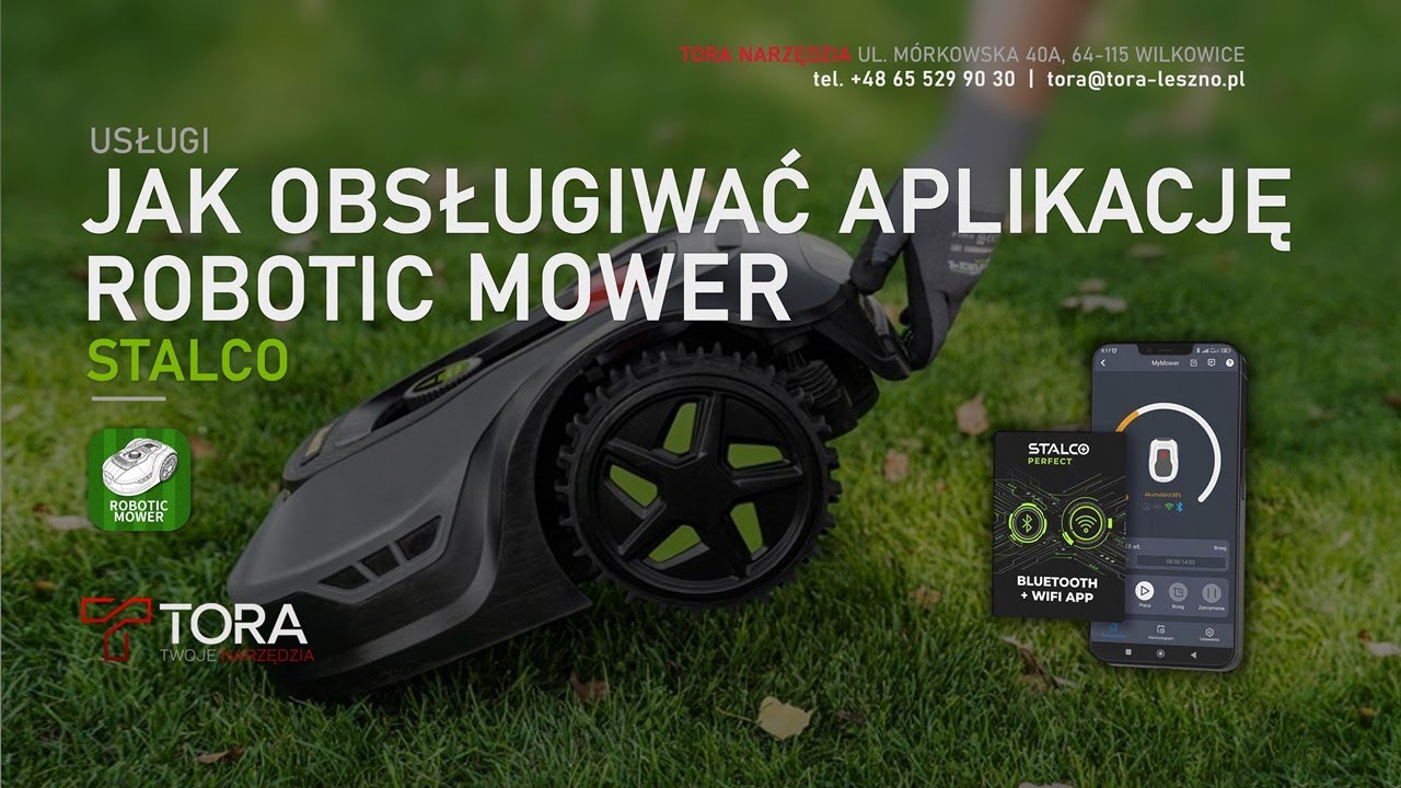 Aplikacja do robotów koszących Stalco - jak obsługiwać