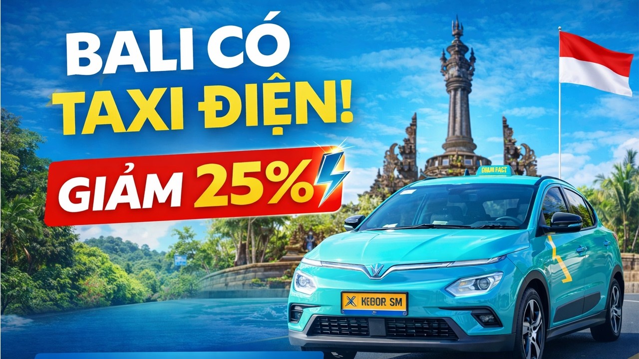 GREEN SM HỢP TÁC CÙNG HÃNG TAXI KOMOTRA, RA MẮT DỊCH VỤ TAXI THUẦN ĐIỆN TẠI BALI